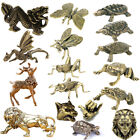 Vintage Brass Turtle Figurine Statue Home Ornaments Animal Figurines Gift Dragon