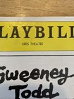 Dec 1979 Sweeney Todd Uris Theatre Broadway Playbill Angela Lansbury New York