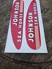 1946-48 Johnson Td-20 Outboard Boat Motor Water Slide Decal Set