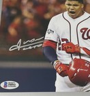 Juan Soto Hand Signed Autographed Photo Bas Coa