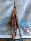 Antique Large 16 5hand Carved Acorns Flowers Wood Leather Fireplace Bellows