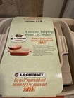 3 Piece Lot Le Creuset Enameled Cast Iron  Rectangle And Square