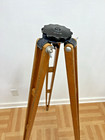 Vintage Wood Tripod Rustic Decor Transit Stand Survey Adjustable Keuffel   Esser
