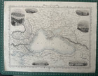 1851 Antique Map  The Black Sea - John Tallis   Rapkin