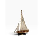 Vintage Endeavour J-class Wooden Sailboat Model J K4 Yacht Nautical Decor 19in