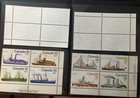 57  Canada Ship Collections   4 Blocks  1975-78   sc 670-779   mint Lightly Hinged