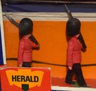 Vintage Britains Herald Models No  4206 Guards 6 Piece Set In Original Box