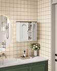 Bathroom Wall Cabinet Medicine Cabinet W  Adjustable Shelf Modern Wall Cabinet