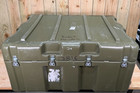 Pelican Hardigg Rolling Case 37x27x18 5  Green Waterproof Storage Footlocker