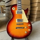 Les Paul Electric Guitar Flame Maple Top Solid Mahogany Body Us Warehouse
