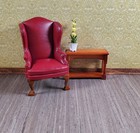 Dollhouse Miniature Dark Real Wood Flooring 1 4  Wide Planks 1 12 Scale 17 X 11
