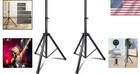 Universal Speaker Stand Pair  Heavy Duty  Telescoping Column