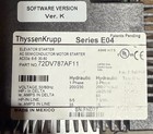 Thyssenkrupp 72dv787af11 Elevator Starter 50hp 200 230460v-ac