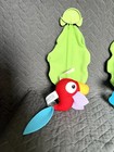 Fisher Price Rainforest Jumperoo Plush Bird   Frog Hanging Leaf Toy Replacement