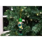 Irish Nutcracker Wood Christmas Tree Ornament 5 Inch C5938