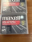 New Lot Of 2 Maxell Dds-3 Data Tape Cartridges 12gb  125m Hs-4 125s In