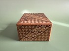 Vintage Japanese Himitsu-bako Secret Puzzle Box-10 Step Opening-hakone Japan-6   