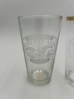 2 Different Anchor Brewing Liberty Ale San Francisco Beer Pint Glasses Etched Oo