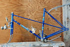 1985 Raleigh Mixte Touring Road Bike Frame Set Medium 56cm Steel Fast Us Shipper