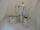 Arts And Crafts  Arthur Stone Sterling Coffee Set By Arthur Hartwell  1938-1957