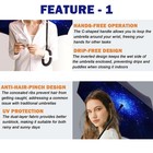 Spar  Saa Double Layer Inverted Umbrella With C-shaped Handle  Anti-uv Waterp   