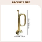 Trumpet Bugle 13inch Cavalry Trumpet Musical Instrument Brass Instrument For