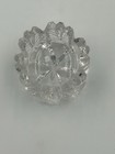 Vintage Westmoreland Art Nouveau Cut Glass Open Salt Cellar Dip Glows