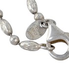 Milor Ball Bead Chain Anklet   Vintage Italian Sterling Silver 925 10 