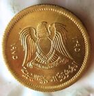 1975 Libya Dirham - Au unc - Hard To Find Islamic Coin - Free Ship - Lc100