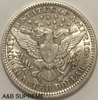 1914 Barber Quarter Au-bu Uncirculated 90  Silver