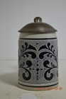 Vintage German Artisan Cobalt Blue Lidded Beer Stein