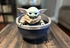 New  Mandalorian And Grogu Hover Pram Popcorn Bucket Amc Exclusive Collectible