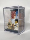 Display Case For Moc Lego Karate Kid   Mr Miyagi Minifigs Included