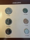 Coin Sets Of All Nations Zimbabwe W card 1980-1988 Unc 1  50 Cents 1988  z-1  