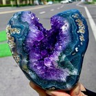 999g Natural Amethyst Geode Quartz Cluster Crystal Specimen Healing
