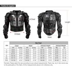 Motorcycle Full Body Armor Motorbike Jacket Spine Chest Cycling Racing Protector