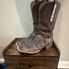 Black Jack Men   s Black Western Cowboy Boots Us Size 12 Mpn 96 12 B 01 9661
