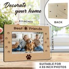 Frame For 4 x6  Photos  Best Friends  Picture Frame Gifts For Dog Lovers  Woo   