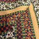 Vintage 1960s 70   s Flower Power Retro Fabric