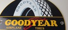 Vintage Goodyear Tires Sign - Aviation Tires Gas Advertising Pump Porcelain Sign
