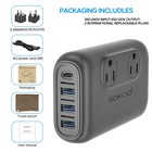 230w Step Down 220v To 110v Voltage Converter  international Travel Adapter