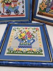 Vintage Handsewn Mill Hill Counted Cross Stitch And Bead Completed And  Framed 3