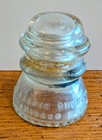 Vintage Surge Clear Glass Insulator Babson Bros Co Chicago 2 5    Small Usa