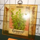 2 Epoxy Herb Seeds Wall Plaques Incased Vintage 70 s