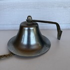 Vintage  Chrome-plated  Nautical Ship   s Bell 6    Maritime Fog Bell