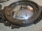 Vintage Syroco Federal Convex Mirror 4410 Usa Eagle Gold Wall Decor