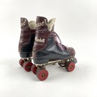 Riedell Classic 8 Red Wing Wheels Chicago Custom Gmii Plates Sz 8 Roller Skates