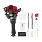55j Gasoline  powered Demolition Jack Hammer Concrete Breaker W  2 Chisel Bits