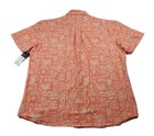 O neill Shirt Men s Size Xl Orange Short Sleeve Button Up Standard Fit New  Nwt