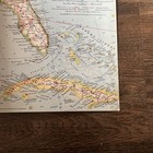 1961 National Geographic  Usa United States Wall Map 25  X 19 